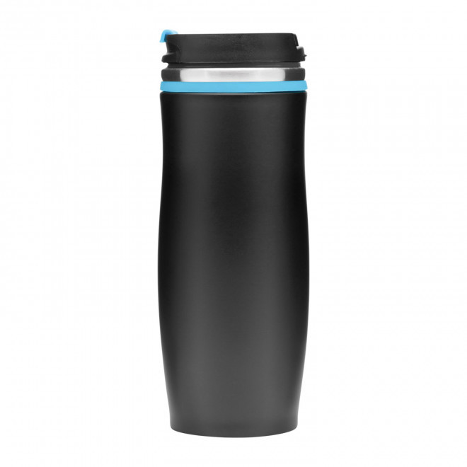 MUG ISOTHERME 400ML PERSONNALISABLE 'CREMA NOIR'