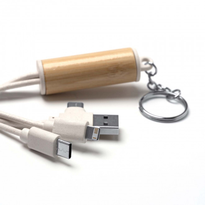 CABLE PERSONNALISABLE PORTE CLE 'MIKA'