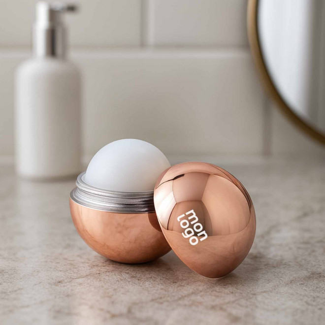 BAUME A LEVRE EN POT ROND PERSONNALISE 'KELIP SHINE'