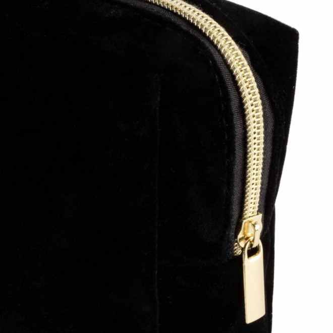 TROUSSE DE TOILETTE PERSONNALISABLE EN VELOURS 'DOUCE XL'