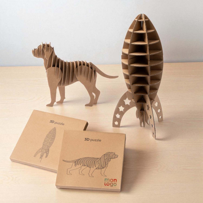 PUZZLE 3D EN KRAFT PERSONNALISABLE 'PULZINO'
