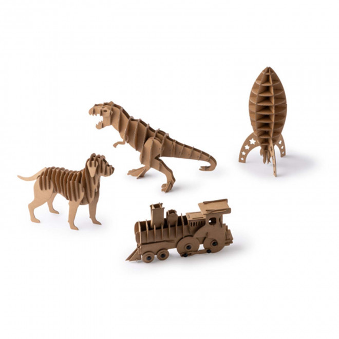 PUZZLE 3D EN KRAFT PERSONNALISABLE 'PULZINO'