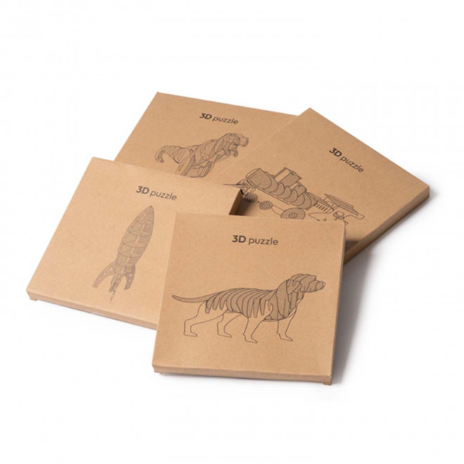 PUZZLE 3D EN KRAFT PERSONNALISABLE 'PULZINO'