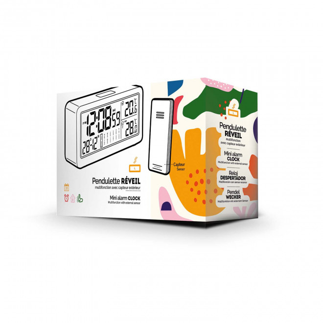 REVEIL PERSONNALISABLE STATION METEO 'TEMPURE'