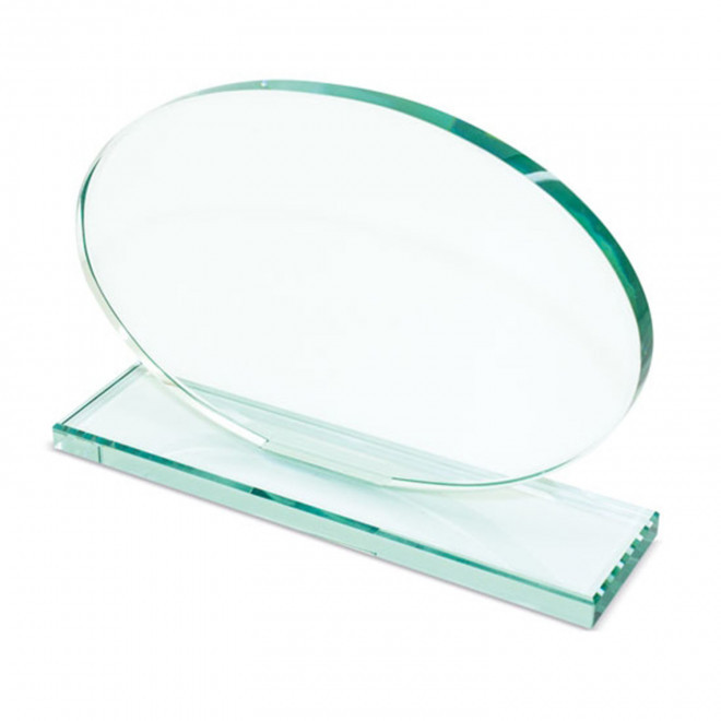 TROPHEE EN VERRE PERSONNALISE 'VICKY OVALE'