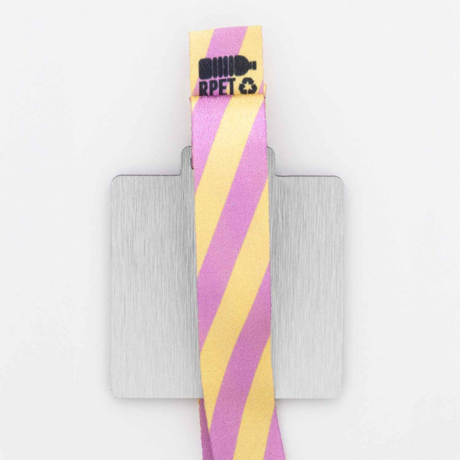 MEDAILLE EN ALU PERSONNALSEE 'BERCA ALU CARRE'