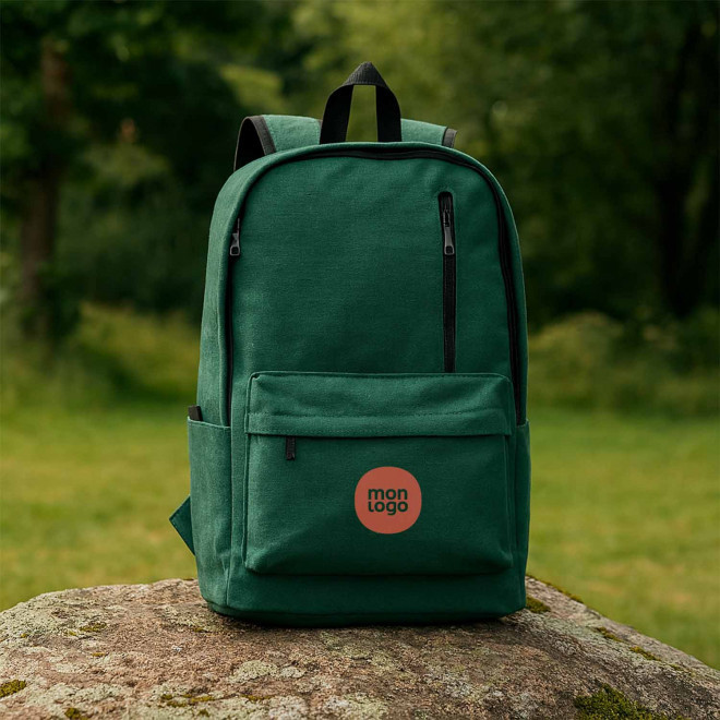 SAC A DOS PERSONNALISABLE COTON RECYCLE 'TITUR'