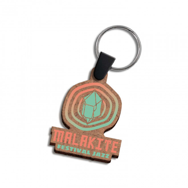 PORTE CLE EN BOIS PERSONNALISE SUR MESURE 'IRWIN 2CM'