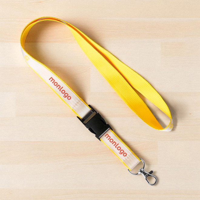 LANYARD AVEC SATIN PERSONNALISABLE 'LUCO SATIN'