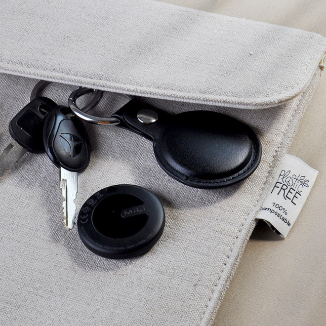 PORTE CLE PERSONNALISABLE GEOLOCALISABLE 'KEYFIND DUAL'