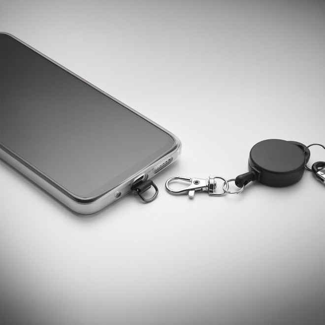 TOUR DE COU TELEPHONE PERSONNALISABLE 'RETRACTO'