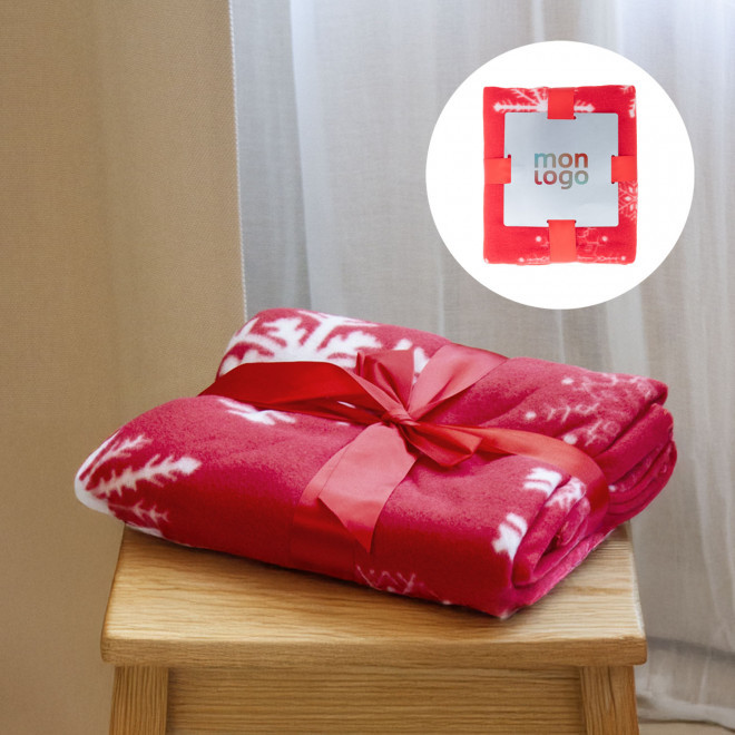 PLAID DE NOEL PERSONNALISABLE 'APPOLU'