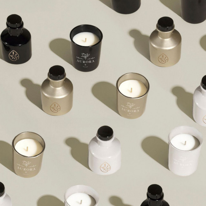 COFFRET BOUGIE ET DIFFUSEUR PERSONNALISABLE  'NONMA'