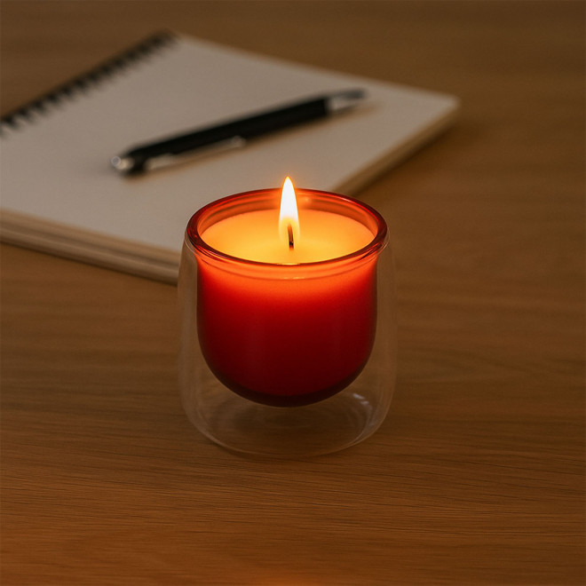 BOUGIE PARFUMEE PERSONNALISEE POT EN VERRE 'POTYL'