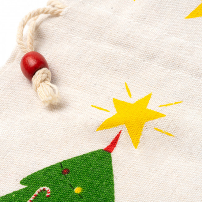 SAC POCHON DE NOEL PERSONNALISABLE 'PRECIEUX'