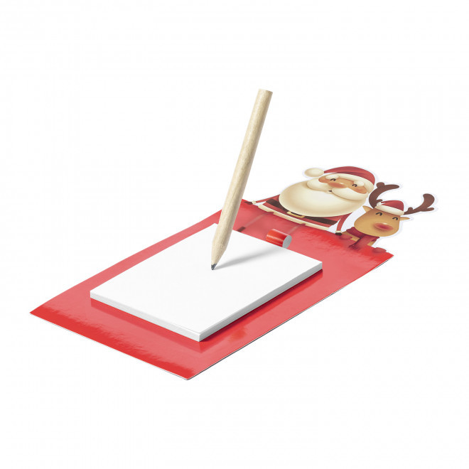 MEMO MAGNET DE NOEL PERSONNALISABLE AVEC CRAYON 'NOTY'