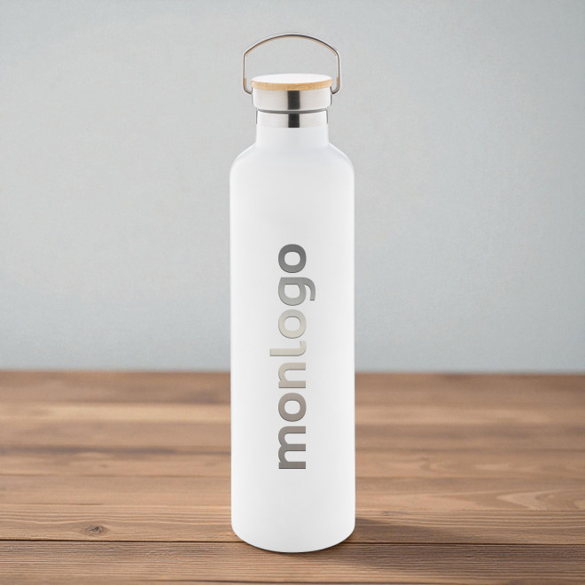 BOUTEILLE ISOTHERME 1L PERSONNALISABLE 'HOLLY RECYCLE'