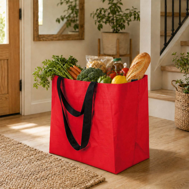 SAC SHOPPING DOUBLE ANSE LAMINE PERSONNALISABLE 'PESCARO'