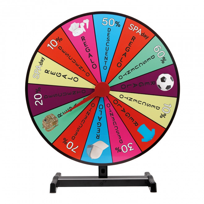 ROUE DE LA FORTUNE PERSONNALISABLE 'FORTUNO'
