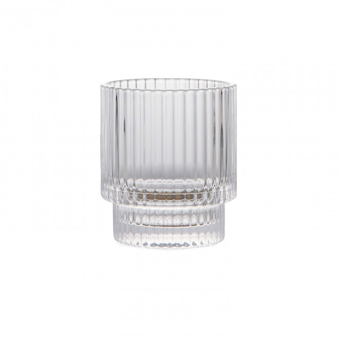 SET 4 VERRES NERVURES 25CL PERSONNALISABLE 'VIVIANE'