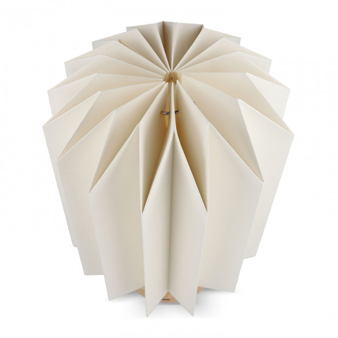 LAMPE LED PERSONNALISABLE EN PAPIER PLIABLE 'AURA'