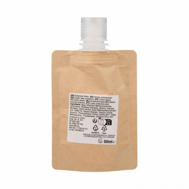 CREME SOLAIRE SPF30 EN POCHETTE PERSONNALISABLE 'SUNPRO' 