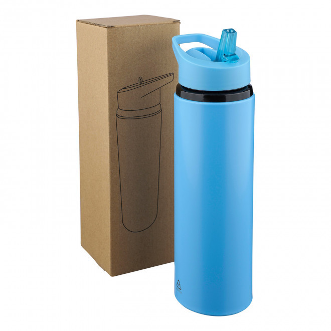 GOURDE PERSONNALISABLE EN ACIER RECYCLE 500ML 'ALBUA'