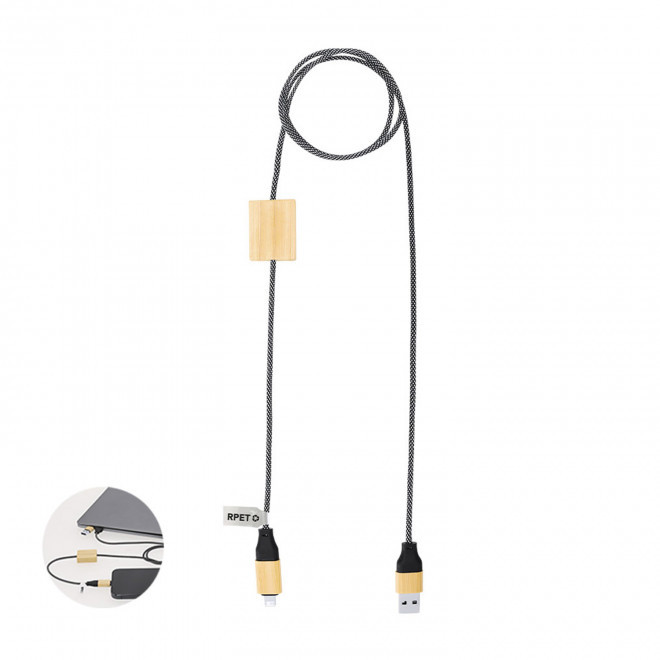 CABLE DE CHARGE RAPIDE PERSONNALISABLE 'PATI 60W'