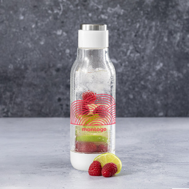 BOUTEILLE PUBLICITAIRE  ISOTHERME VERRE 500ML 'BORISO' 