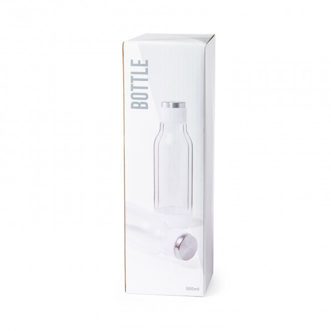 BOUTEILLE PUBLICITAIRE  ISOTHERME VERRE 500ML 'BORISO' 