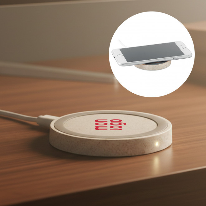 CHARGEUR PERSONNALISABLE INDUCTION 5W 'STREAM BLE'