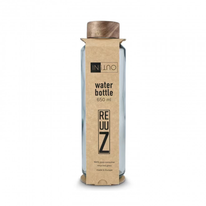 BOUTEILLE PERSONNALISABLE EN VERRE RECYCLE 650ML 'LODO R'