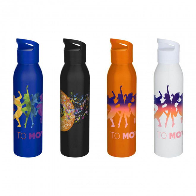 BOUTEILLE PUBLICITAIRE EN ACIER RECYCLE 650ML 'SIMCOE'