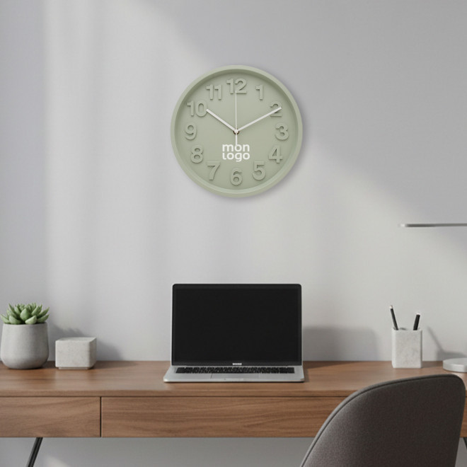 HORLOGE MURALE PERSONNALISEE 'MURHEURE'