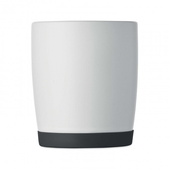 MUG CERAMIQUE MATE BASE SILICONE 300ML PERSONNALISABLE 'CLAUDIU'