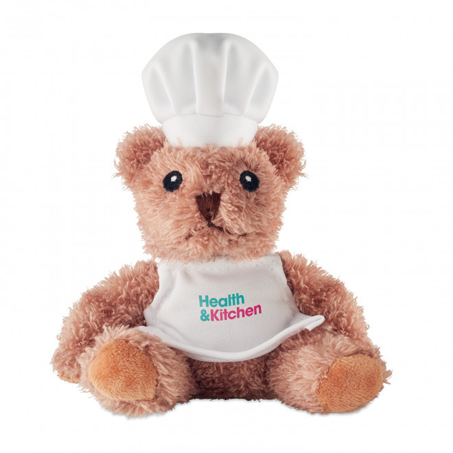 PELUCHE OURSON PERSONNALISABLE 'TEDDY CUISINIER'