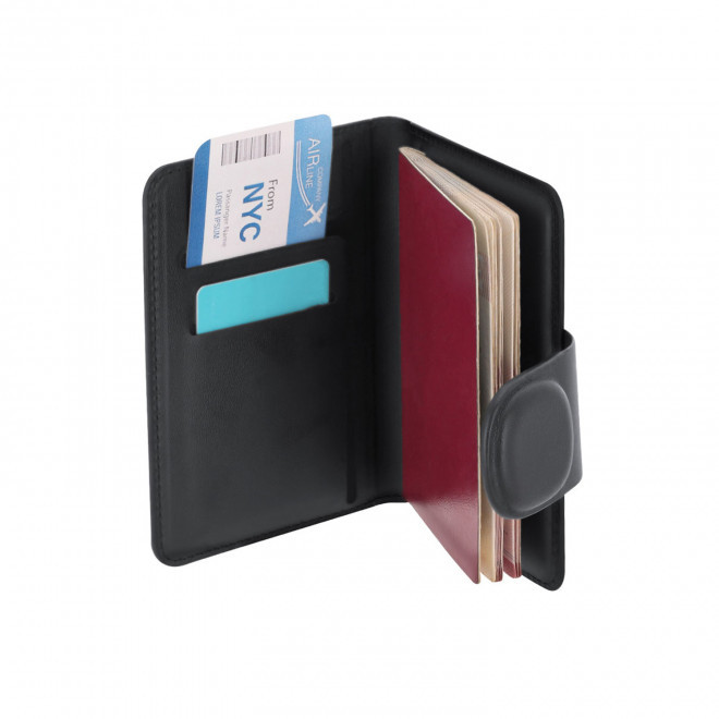 ETUI PASSEPORT GEOLOCALISABLE PERSONNALISABLE 'PASSTRACK'