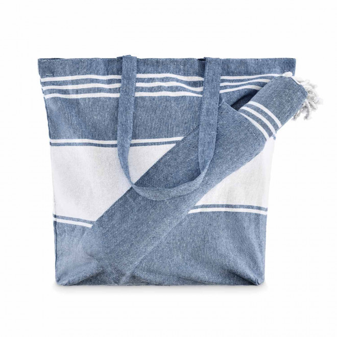 SET DE PLAGE FOUTA SAC PERSONNALISABLE 'CAREO PLAGE'