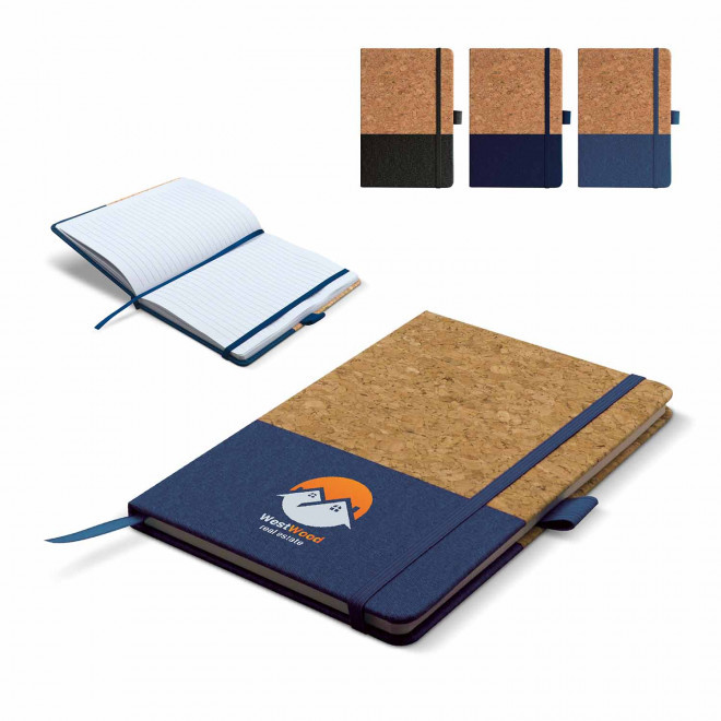 CARNET A5 LIEGE PU PERSONNALISABLE 'ISIDRA COLOR PLUS'
