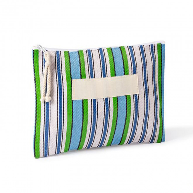 TROUSSE DE TOILETTE RAYURES PERSONNALISEE 'OPHELIA'