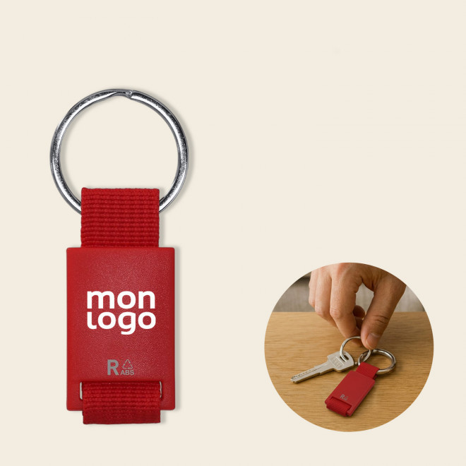 PORTE CLE SANGLE PERSONNALISABLE 'CALETAS RABS'