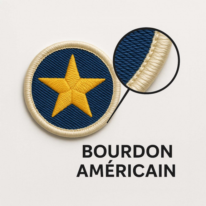 ECUSSON BRODE A COUDRE 'CRAT' 5x5 CM