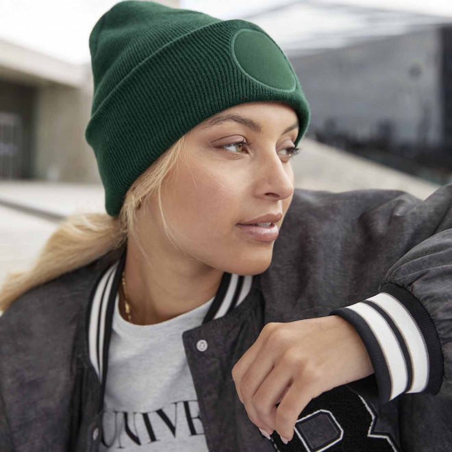 BONNET REVERS PERSONNALISABLE 'CAPELINO PATCH ROND'