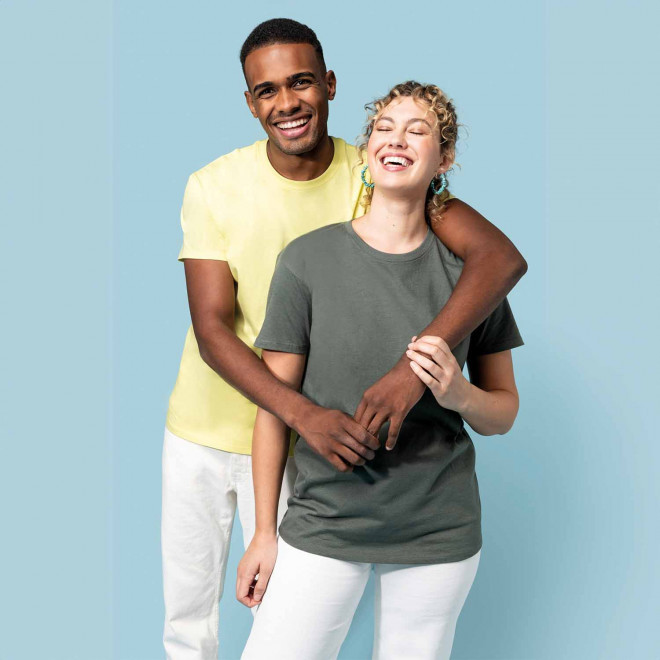 TEE SHIRT PERSONNALISABLE BIO COULEUR MIXTE 'KARIBA 190'