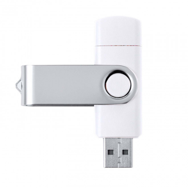 CLE USB ET USB C 3.0  PERSONNALISABLE 'TWISTER DUO' 16 GO