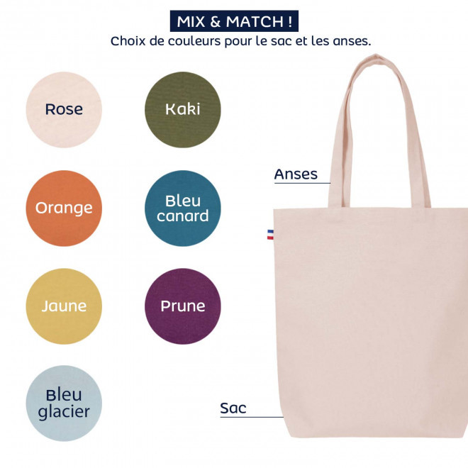 SAC SOUFFLET PERSONNALISABLE MIX & MATCH 'NOEMIE 150'