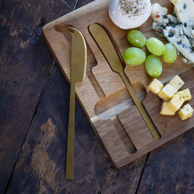 PLATEAU A FROMAGE PERSONNALISABLE EN ACACIA 'FROMCIA'