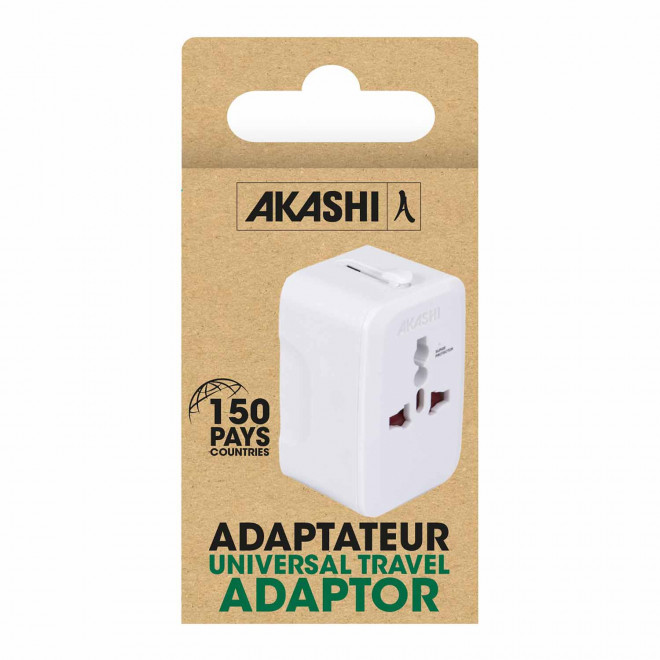 ADAPTATEUR UNIVERSEL DE VOYAGE PERSONNALISABLE 'VLYTA'
