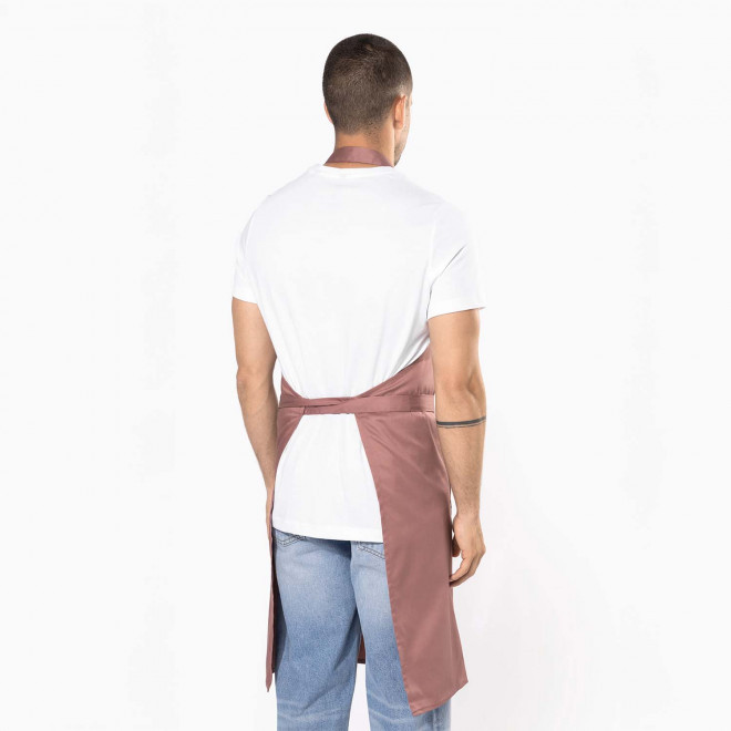 TABLIER LONG PERSONNALISABLE EN POLYCOTON 190 POCHE 'KARITAB'