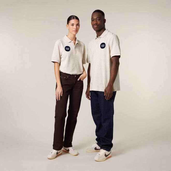 POLO MIXTE CHINE CLAIR PERSONNALISE 'PREPSTER 2.0'